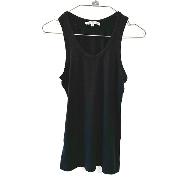 🛍4 for 20$ - Parasuco Basic Classic Racerback Tank Top - Black - S - Picture 1 of 7